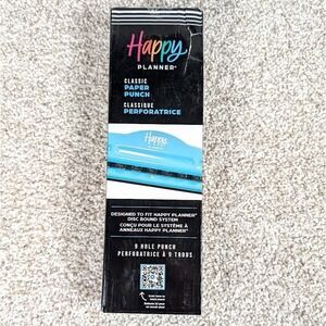 Happy Planner Paper Punch 9 Hole Classic Disc Bound System New